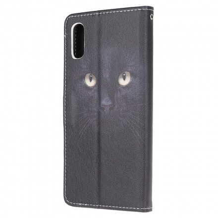 Fodral För Samsung Galaxy XCover 5 Med Kedjar Thong Black Cat Eyes