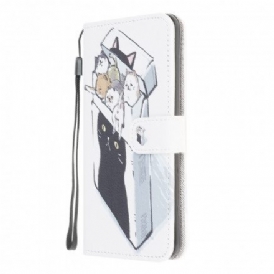 Fodral För Samsung Galaxy XCover 5 Med Kedjar Thong Cats Leverans