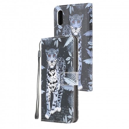 Fodral För Samsung Galaxy XCover 5 Med Kedjar Thong Leopard