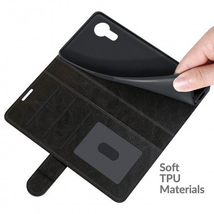 Fodral För Samsung Galaxy XCover 5 Traditionell Läderstil