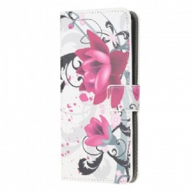 Fodral För Samsung Galaxy XCover 5 Tropiska Blommor