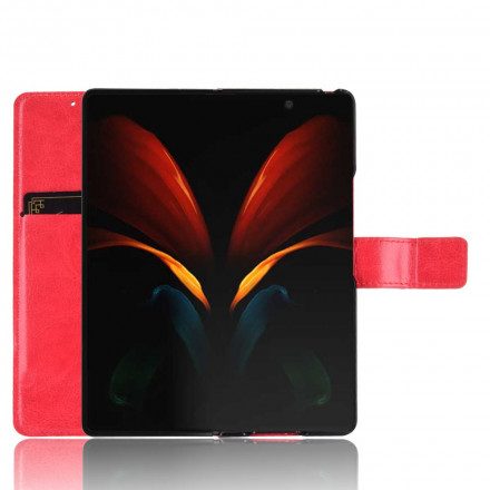 Fodral För Samsung Galaxy Z Fold 2 Plinkande Konstläder