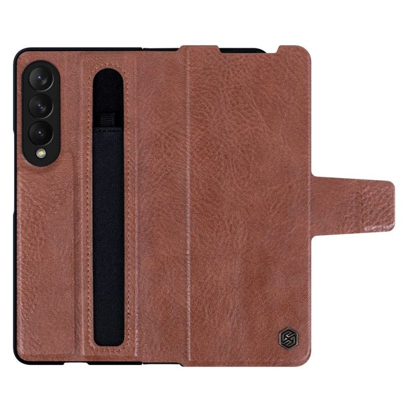 Fodral För Samsung Galaxy Z Fold 3 5G Faux Leather Nillkin