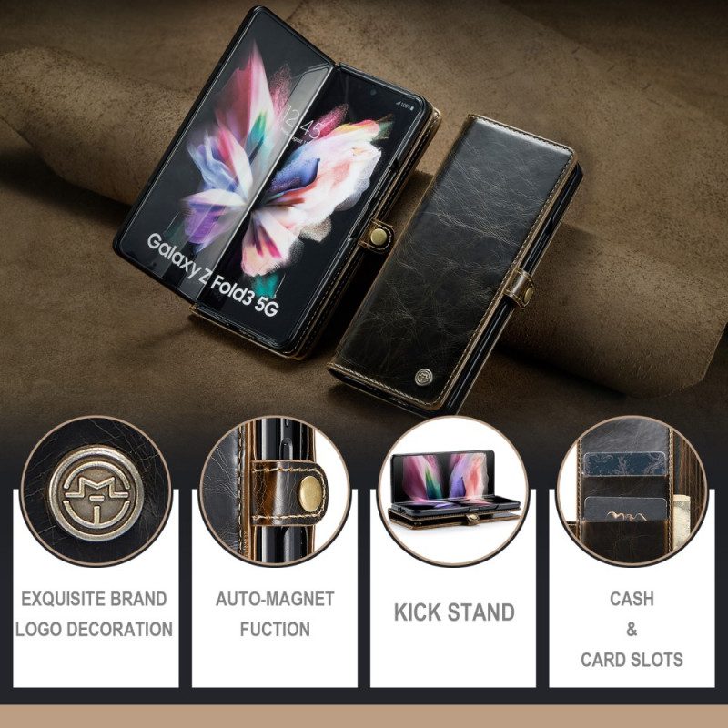 Fodral För Samsung Galaxy Z Fold 3 5G Läckereffekt Caseme