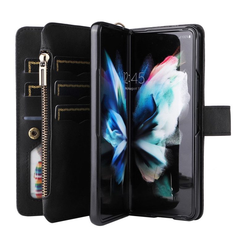 Fodral För Samsung Galaxy Z Fold 3 5G Multifunktionskorthållare