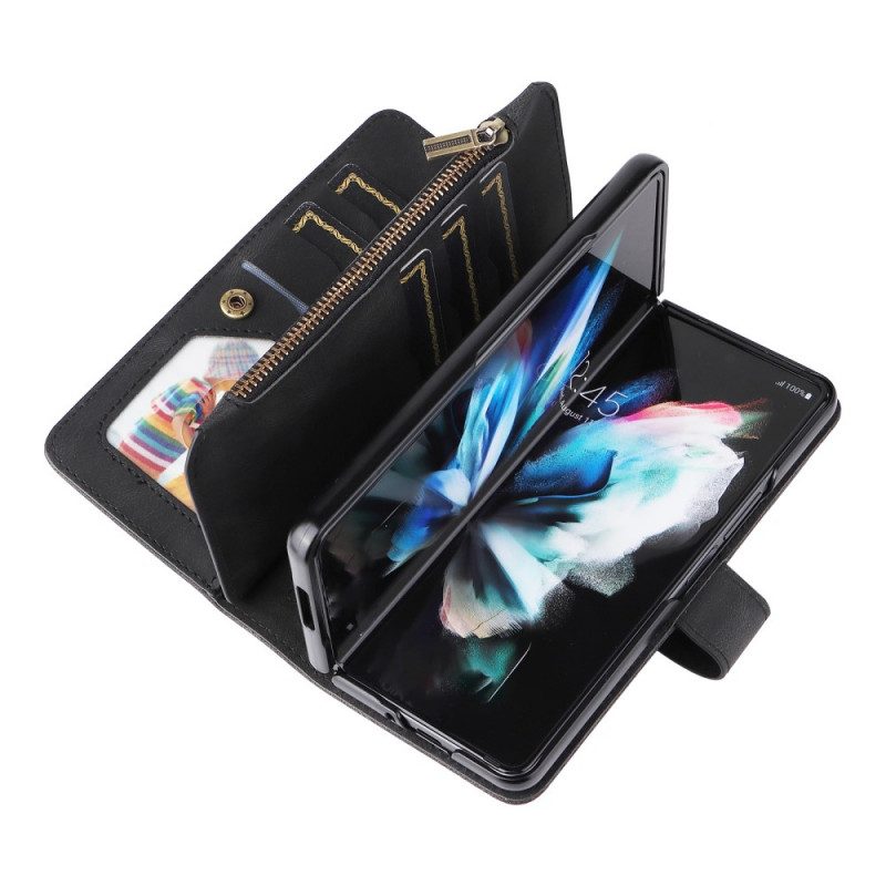 Fodral För Samsung Galaxy Z Fold 3 5G Multifunktionskorthållare