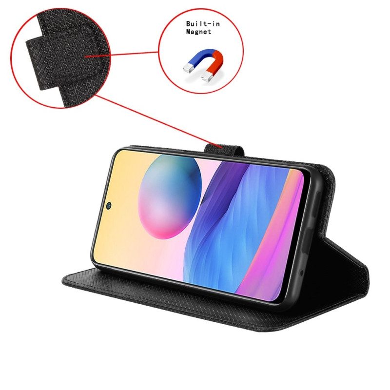 Fodral För Samsung Galaxy Z Fold 4 Med Kedjar Diamantband