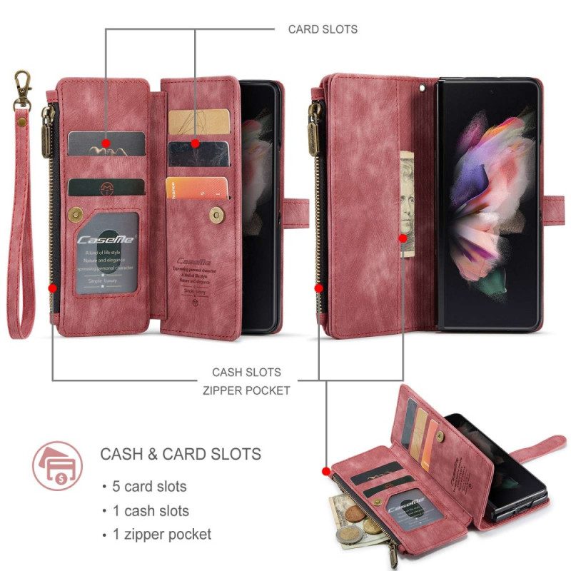 Fodral För Samsung Galaxy Z Fold 4 Plånboksfodral Caseme Series C30 Plånbok