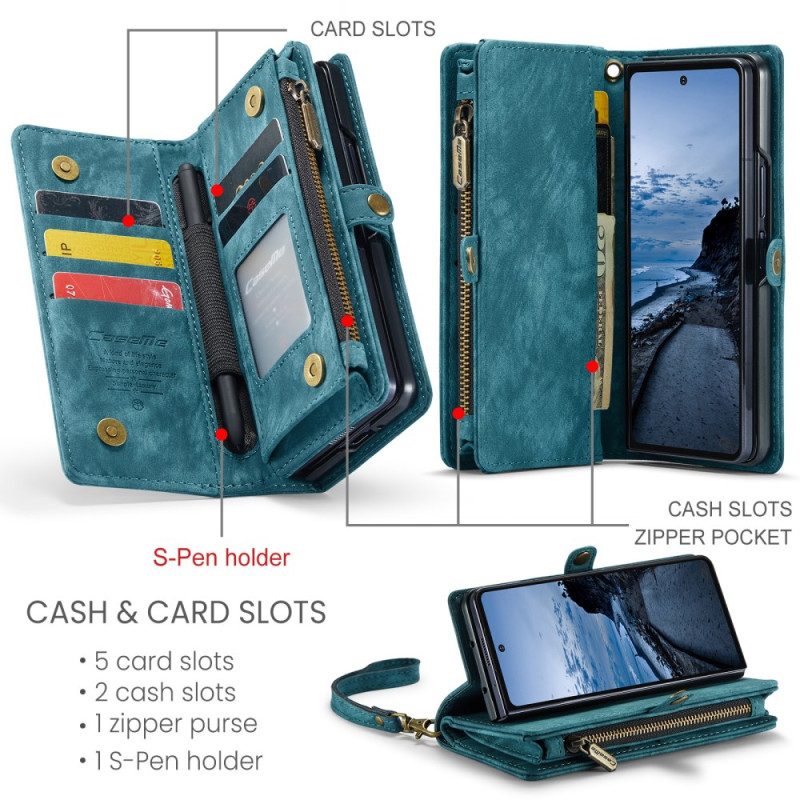 Fodral För Samsung Galaxy Z Fold 7 Avtagbart Caseme-fodral