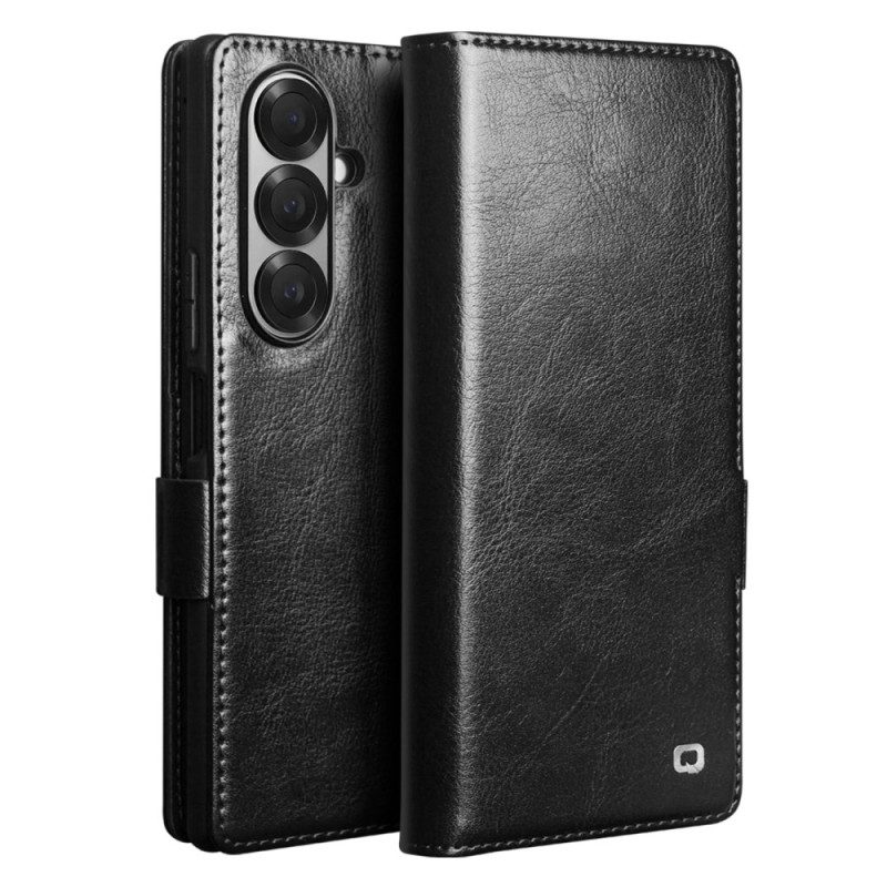 Fodral För Samsung Galaxy Z Fold 7 Korthållare I Läder