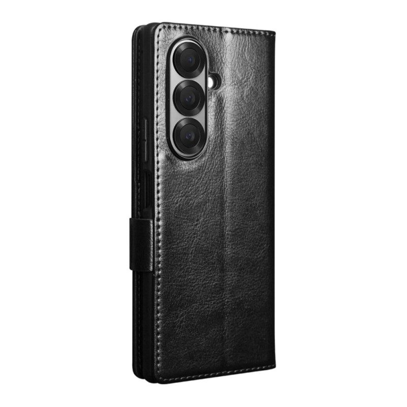 Fodral För Samsung Galaxy Z Fold 7 Korthållare I Läder