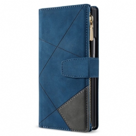 Fodral För Samsung Galaxy Z Fold 7 Tvåfärgad Plånbok