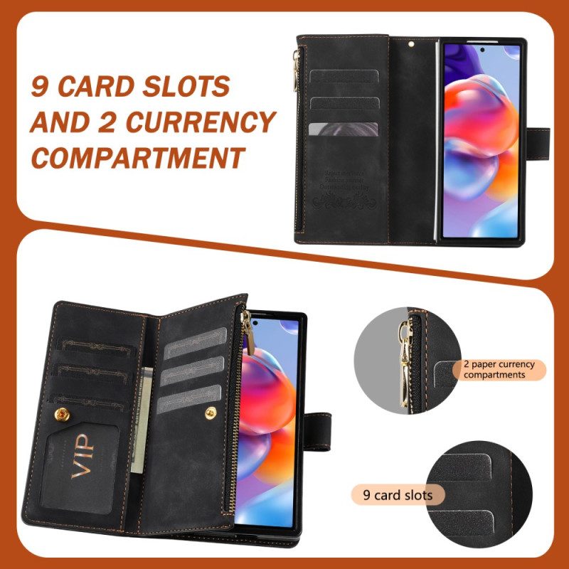 Fodral För Samsung Galaxy Z Fold 7 Tvåfärgad Plånbok