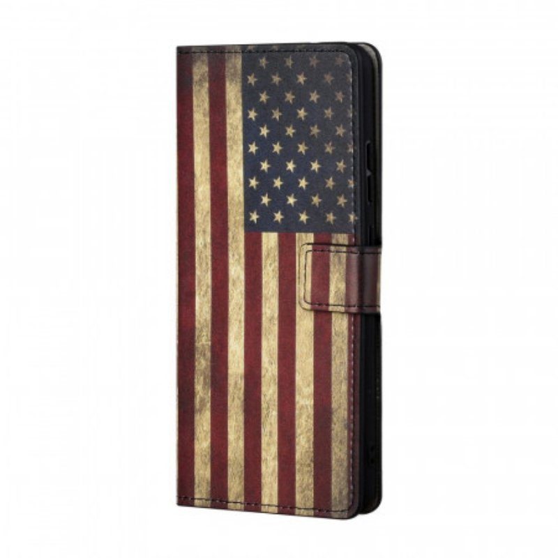 Fodral Samsung Galaxy A13 5G / A04s Amerikanska Flaggan