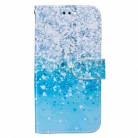 Fodral Samsung Galaxy A13 5G / A04s Blå Glittergradient