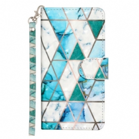 Fodral Samsung Galaxy A14 / A14 5G Med Kedjar Strappy Night Tiger