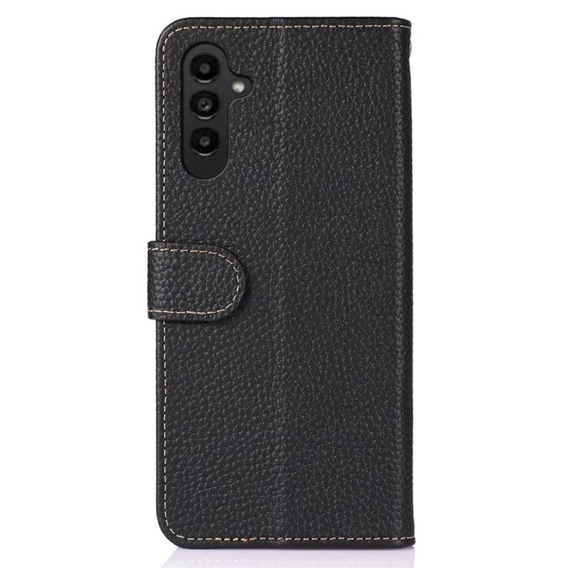 Fodral Samsung Galaxy A17 4g / 5g Äkta Läder Khazneh