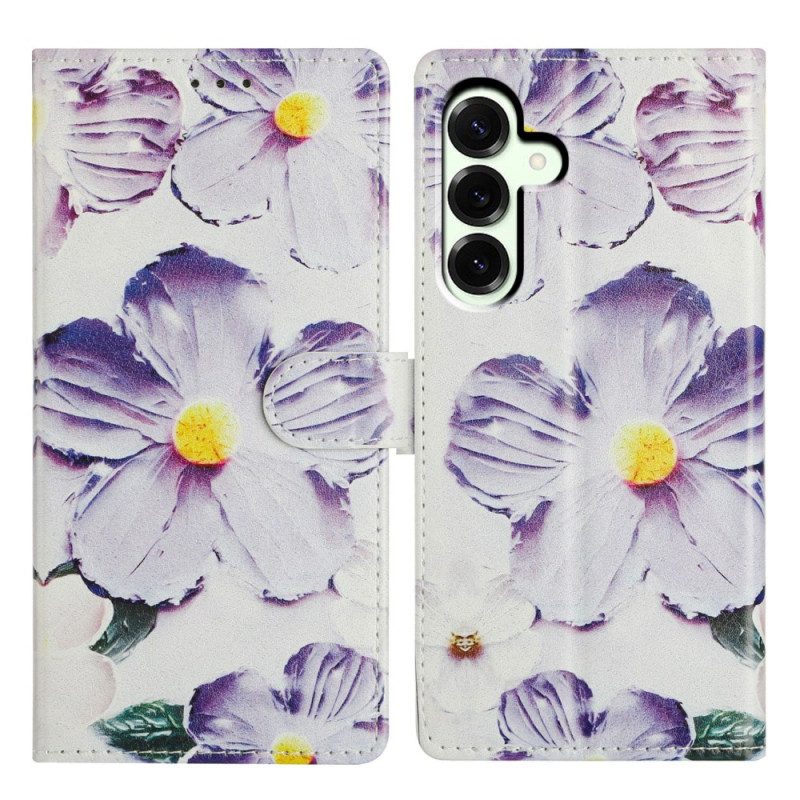 Fodral Samsung Galaxy A17 4g / 5g Lila Blommönster