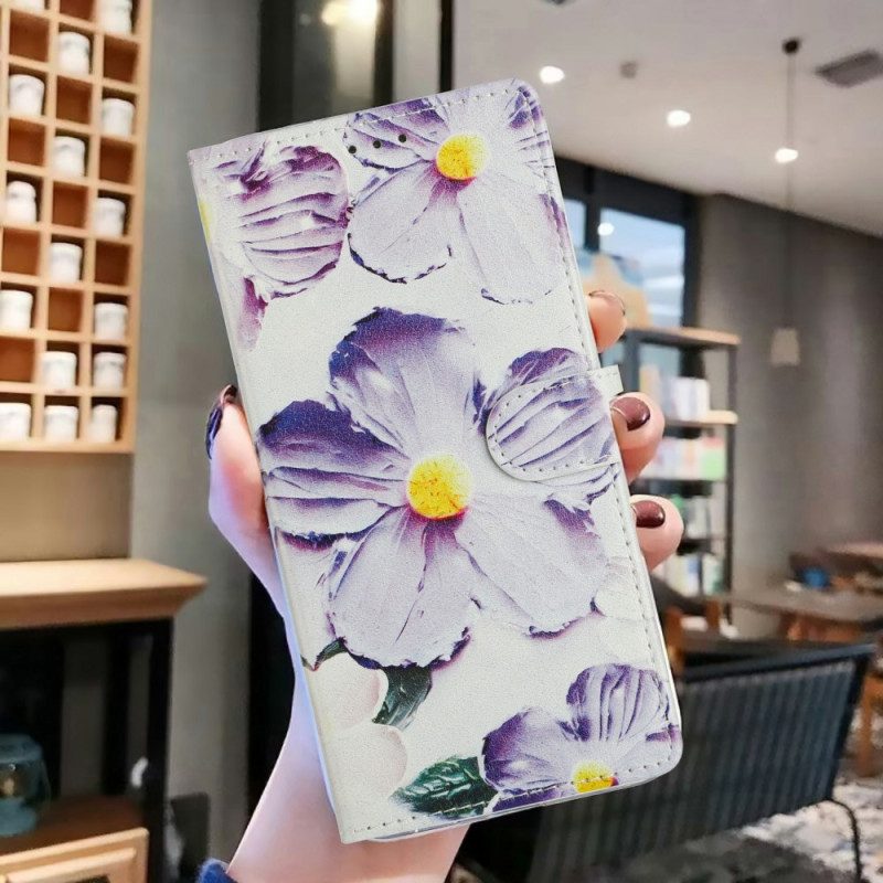 Fodral Samsung Galaxy A17 4g / 5g Lila Blommönster