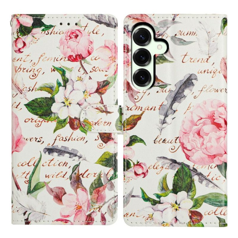 Fodral Samsung Galaxy A17 4g / 5g Löv Och Blommor