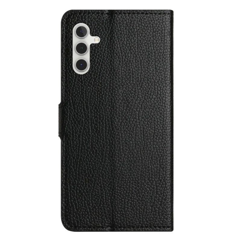Fodral Samsung Galaxy A17 4g / 5g Lychee-texturerad Lädereffekt