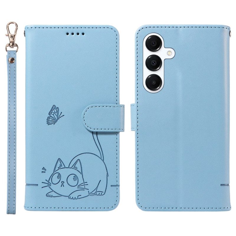 Fodral Samsung Galaxy A17 4g / 5g Rem Med Kattdesign