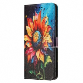 Fodral Samsung Galaxy A17 4g / 5g Solrosmönster