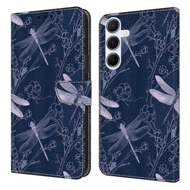 Fodral Samsung Galaxy A17 4g / 5g Trollsländemönster