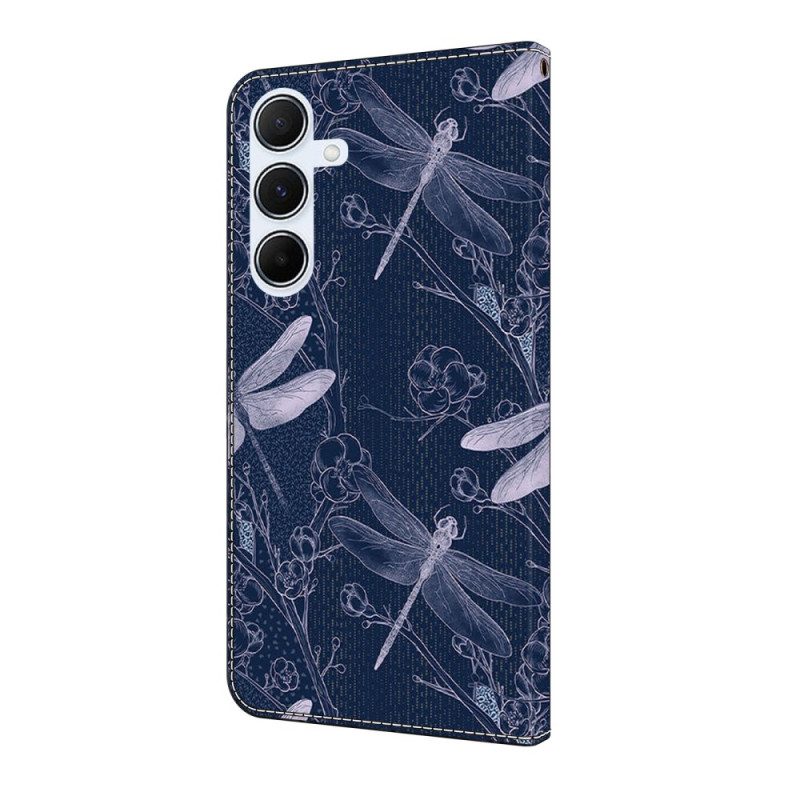 Fodral Samsung Galaxy A17 4g / 5g Trollsländemönster