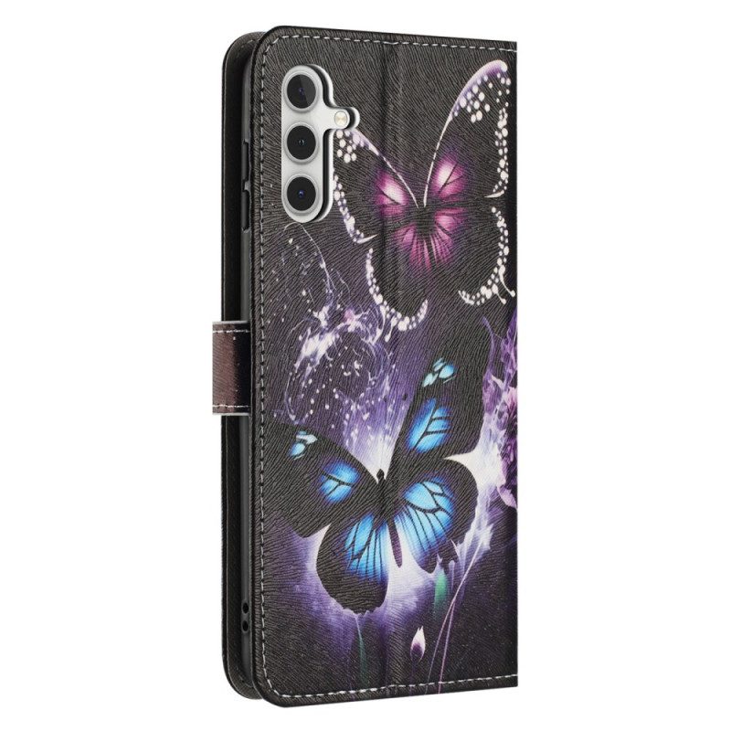 Fodral Samsung Galaxy A17 4g / 5g Två Fjärilar