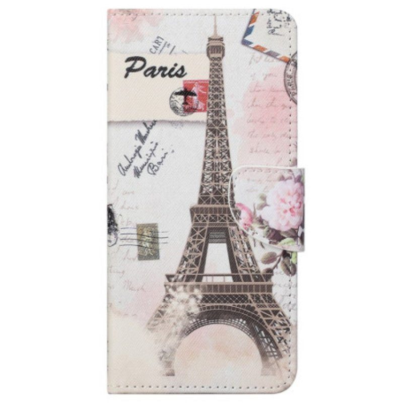 Fodral Samsung Galaxy S23 5G Vintage Eiffeltornet