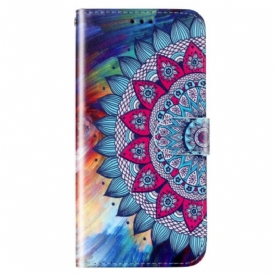 Fodral Samsung Galaxy S23 Plus 5G Med Kedjar Färgglad Strappy Mandala