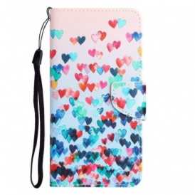 Fodral Samsung Galaxy S23 Ultra 5G Med Kedjar Endast Strappy Hearts