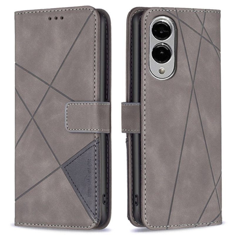 Fodral Samsung Galaxy S25 5g Edge Geometriskt Mönster Binfen-färg