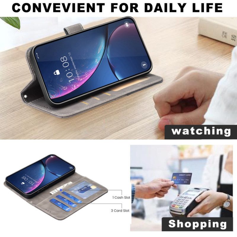 Fodral Samsung Galaxy S25 5g Edge Geometriskt Mönster Binfen-färg