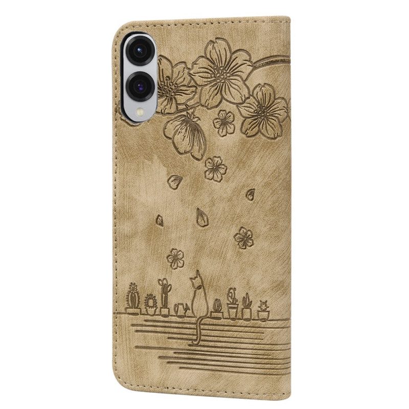 Fodral Samsung Galaxy S25 5g Edge Kattscen