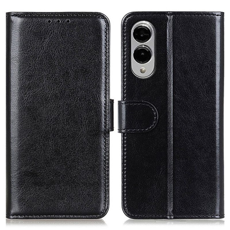 Fodral Samsung Galaxy S25 5g Edge Lackimitationsläder