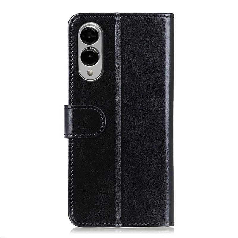 Fodral Samsung Galaxy S25 5g Edge Lackimitationsläder
