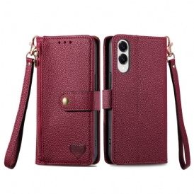 Fodral Samsung Galaxy S25 5g Edge Rfid-hjärtdesign