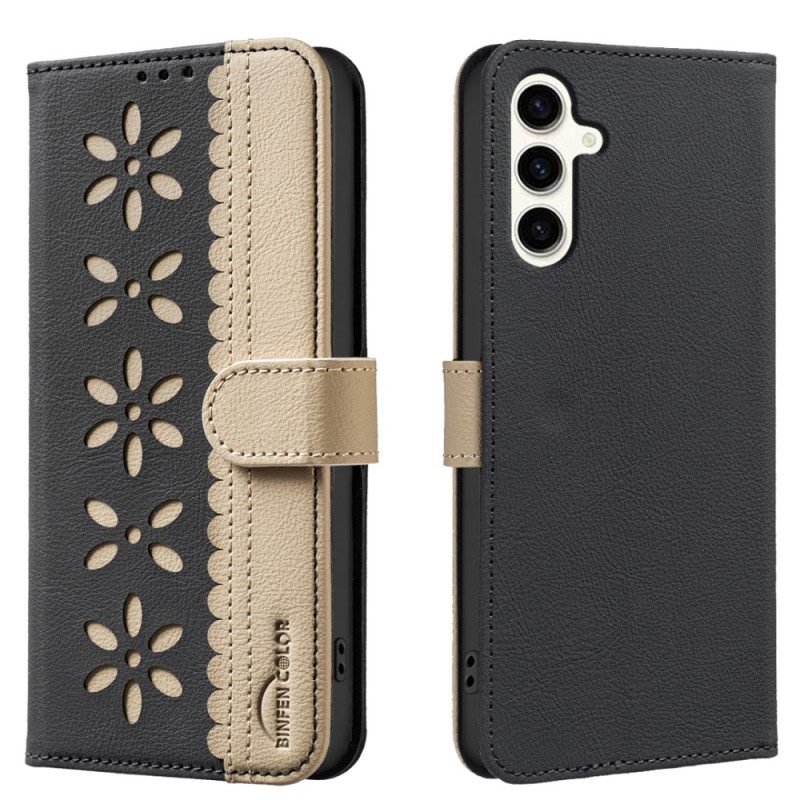 Fodral Samsung Galaxy S25 Fe Blommig Binfen-färg