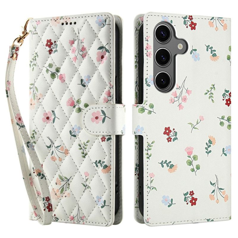 Fodral Samsung Galaxy S25 Fe Blommigt Snodd