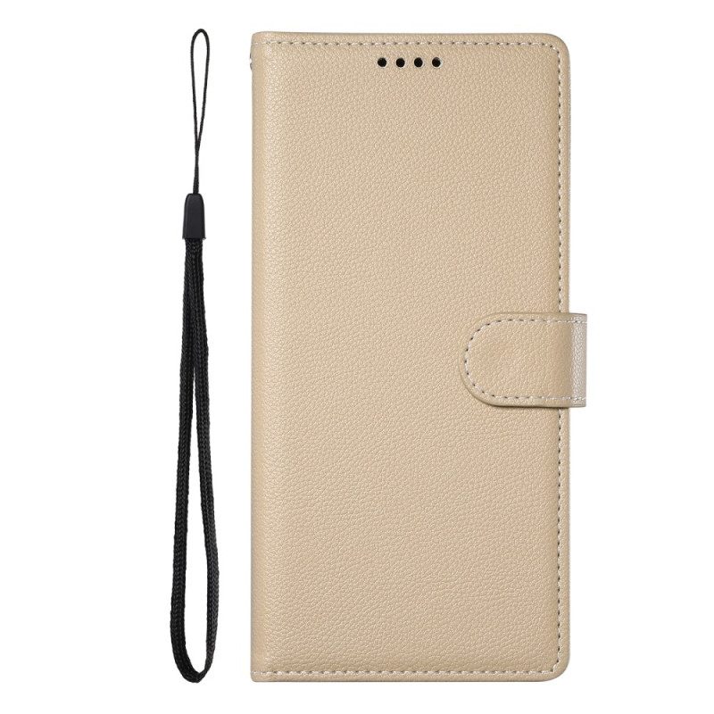 Fodral Samsung Galaxy S25 Fe Enfärgat Lädereffekt