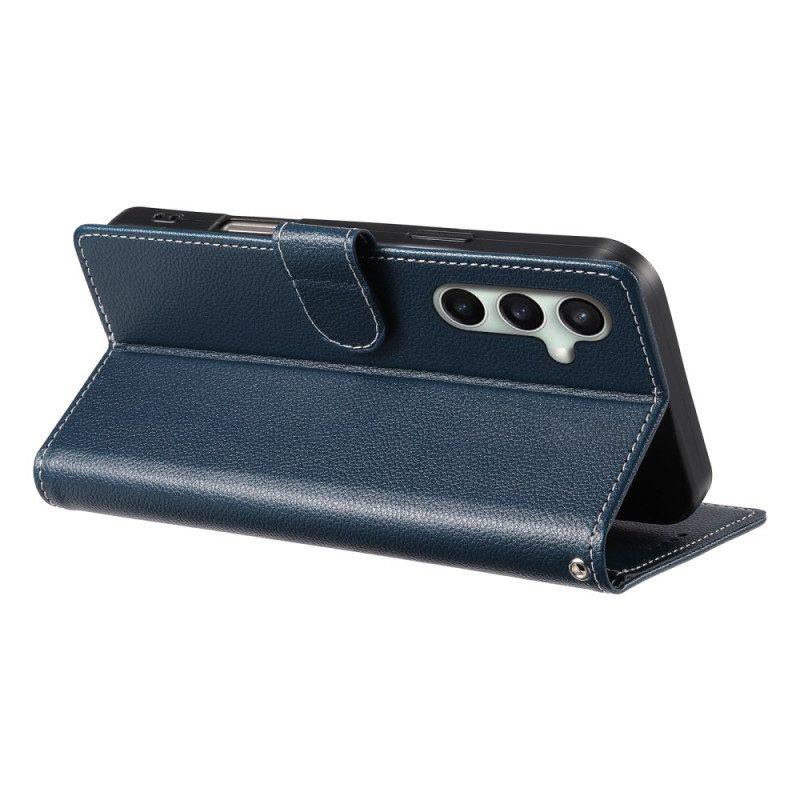 Fodral Samsung Galaxy S25 Fe Enfärgat Lädereffekt