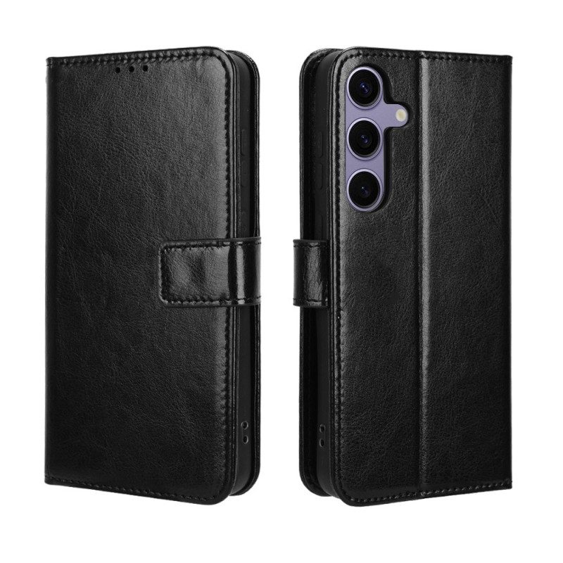 Fodral Samsung Galaxy S25 Fe Flashigt Konstläder