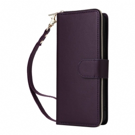 Fodral Samsung Galaxy S25 Fe Konstläder Med Rem