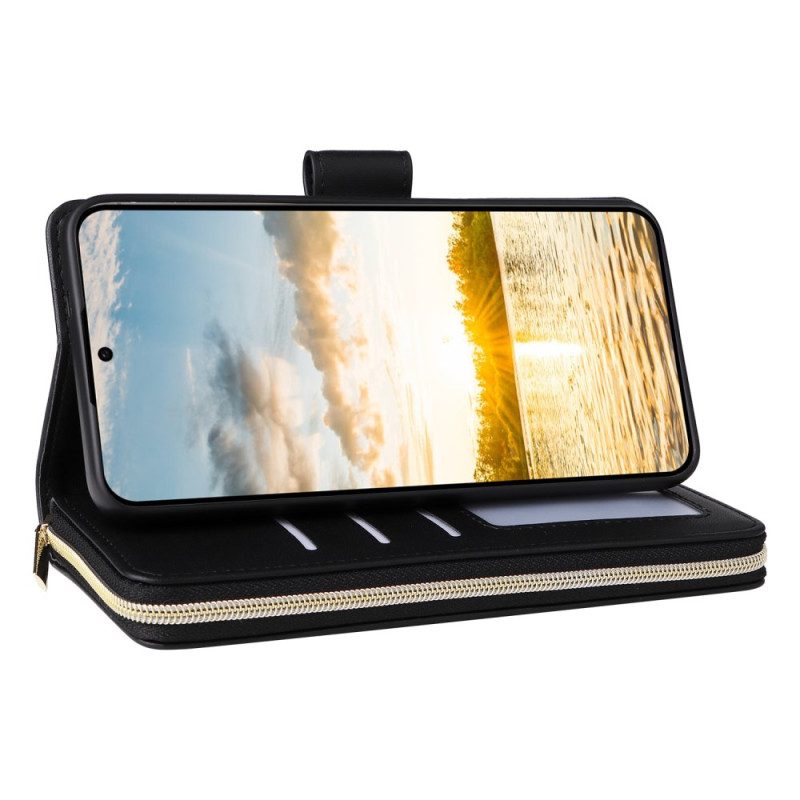 Fodral Samsung Galaxy S25 Fe Konstläder Med Rem