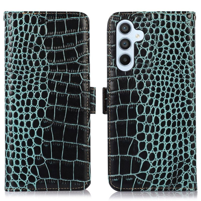 Fodral Samsung Galaxy S25 Fe Krokodilstil