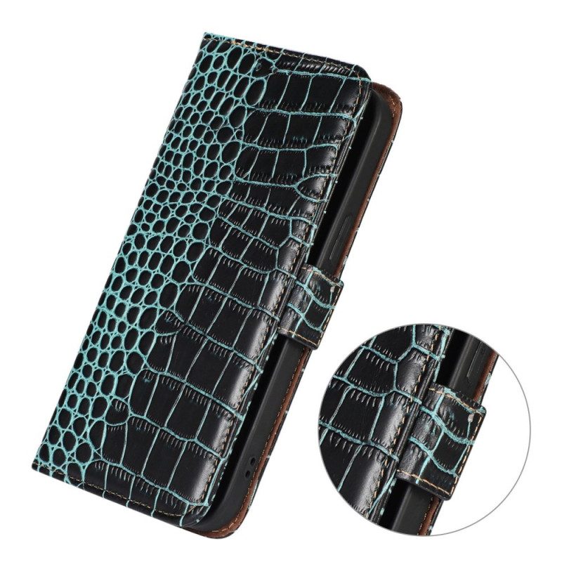 Fodral Samsung Galaxy S25 Fe Krokodilstil