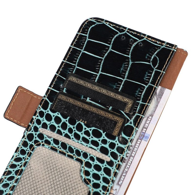 Fodral Samsung Galaxy S25 Fe Krokodilstil