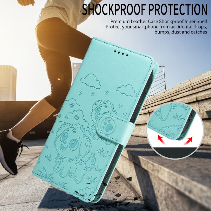 Fodral Samsung Galaxy S25 Fe Rfid-blockering Och Hundmönster